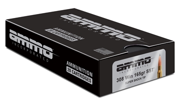 Picture of Ammo Inc Signature Hunt .308 Win Rifle Ammo - 165 Grain Super Shock Tip 20rd Box 308165SST-A20