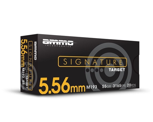 Picture of AMMO INC SIGNATURE LINE AMO 5.56 55GR M193 FMJ 200RD ( 6 BOX CASE) 556055M193-A200