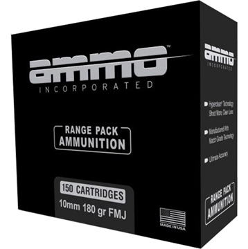 Picture of Ammo Inc Signature Range 10mm Handgun Ammo - 180 Grain TMC 150rd Box 10180TMC-A150