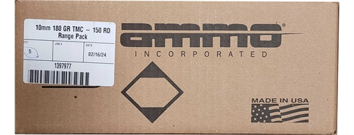 Picture of Ammo Inc Signature Range 10mm Handgun Ammo - 180 Grain | TMC | 750rd Case 10180TMC-A150
