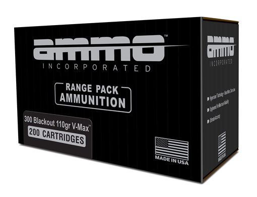 Picture of Ammo Inc Signature Range .300 Blackout Rifle Ammo - 110 Grain | V-MAX | 1200rd Case 300B110VMX-A200