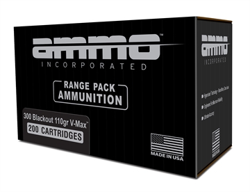 Picture of Ammo Inc Signature Range .300 Blackout Rifle Ammo - 110 Grain | V-MAX | 1200rd Case 300B110VMX-A200