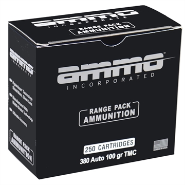Picture of AMMO INC SIGNATURE LINE AMO 380 AUTO 100GR TMC 250RD RANGE PACK ( 5 BOX CASE) 380100TMC-A250