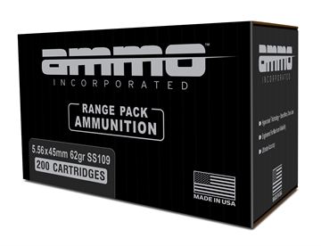 Picture of Ammo Inc Signature Range 5.56NATO Rifle Ammo - 62 Grain | SS109 | 1200rd Case 556062SS109-A200