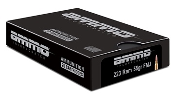 Picture of Ammo Inc Signature Target .223 Remington Rifle Ammo - 55 Grain FMJ 20rd Box 223055FMJ-A20