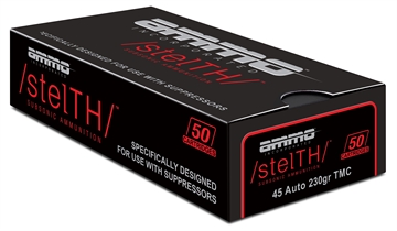 Picture of Ammo Inc stelTH Subsonic .45 ACP Handgun Ammo - 230 Grain TMC 50rd Box 45230TMC-STL