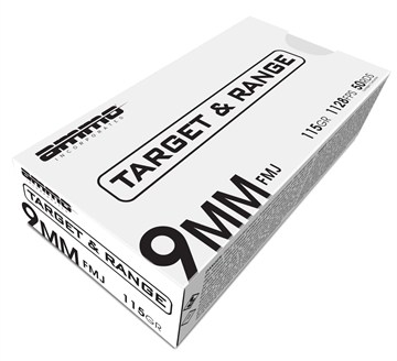 Picture of AMMO INC TARGET & RANGE AMO 9MM 115GR FMJ 50RD (2 818778024292