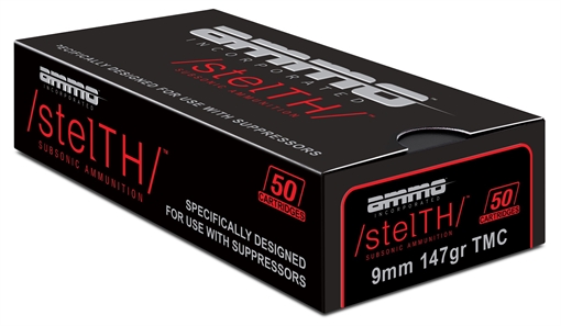 Picture of Ammo Inc stelTH 9mm Luger 147gr Total Metal Case 50 Per Box/20 Case 9147TMCSTL