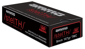 Picture of Ammo Inc stelTH 9mm Luger 147gr Total Metal Case 50 Per Box/20 Case 9147TMCSTL