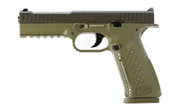 Picture of American Precision Firearms Strike One, Semi-automatic, Striker Fired, Full Size, Polymer Frame Pistol, 9MM, 5" Barrel, No Manual Safety, Cerakote Finish, Olive Drab Green, 17 Rounds, 2 Magazines AFS1-9-OD-17