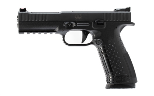 Picture of American Precision Firearms Strike One, Speed, Semi-automatic, Striker Fired, Full Size, Polymer Frame Pistol, 9MM, 5" Barrel, No Manual Safety, Matte Finish, Black, Fiber Optic Front Sight with Adjustable Rear, 17 Rounds, 2 Magazines AFS1S-9-BK-17
