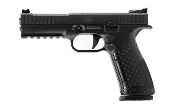 Picture of American Precision Firearms Strike One, Speed, Semi-automatic, Striker Fired, Full Size, Polymer Frame Pistol, 9MM, 5" Barrel, No Manual Safety, Matte Finish, Black, Fiber Optic Front Sight with Adjustable Rear, 17 Rounds, 2 Magazines AFS1S-9-BK-17