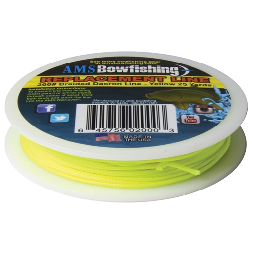 Picture of AMS AMS Retriever Bowfishing Line Yellow 200 lb. 25 yds. L2025-YEL