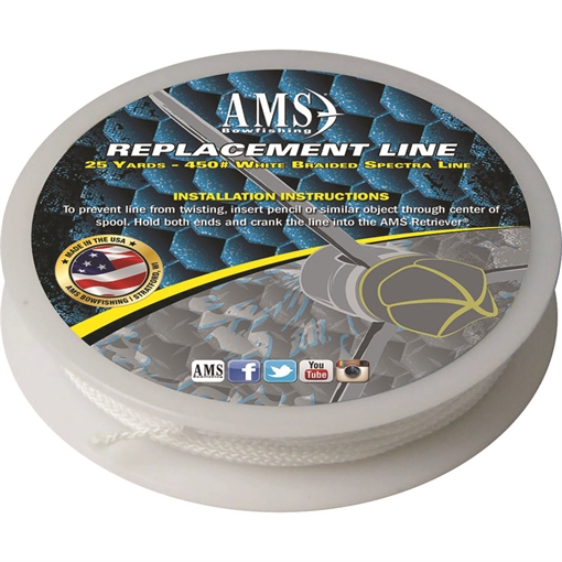 Picture of AMS AMS Spectra Line White 25 yds. L27-25