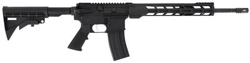 Picture of Anderson B2K869A020 AM-15 Utility 5.56x45mm NATO 30+1 16", Black, 12" M-Lok, A2 Grip, Carbine Stock, Flash Hider B2K869A020 B2-K869-A020