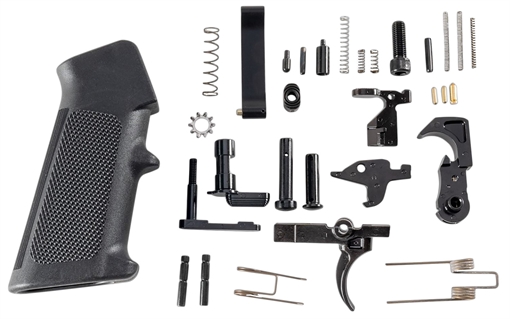 Picture of Anderson AR15 Lower Parts Kit with Pistol Grip - Black | Mil-Spec | A2 G2-K421-D000-0P G2K421D0000P