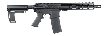 Picture of Andro Corp Industries 30010HBMPS ACI-15 Halo 300 Blackout 30+1 10" Black Nitride Threaded Barrel, Black Anodized Aluminum Receiver w/Picatinny Rail, M-LOK Handguard, Black Polymer SBA3 Pistol Brace, A