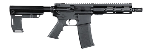 Picture of Andro Corp Industries 3008CBMPS ACI-15 CQB 300 Blackout 30+1 Black Nitride Threaded Barrel, Black Anodized Aluminum Receiver w/Picatinny Rail, M-LOK Handguard, Black Polymer SBA3 Pistol Brace, A2 Grip