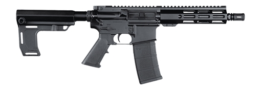 Picture of Andro Corp Industries 5568CBMPS ACI-15 CQB 5.56 NATO 30+1 8" Black Nitride Threaded Barrel, Black Anodized Aluminum Receiver w/Picatinny Rail, M-LOK Handguard, Black Polymer SBA3 Pistol Brace, A2 Grip