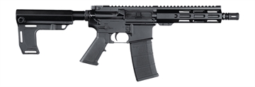 Picture of Andro Corp Industries 5568CBMPS ACI-15 CQB 5.56 NATO 30+1 8" Black Nitride Threaded Barrel, Black Anodized Aluminum Receiver w/Picatinny Rail, M-LOK Handguard, Black Polymer SBA3 Pistol Brace, A2 Grip
