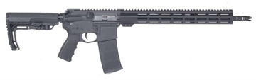 Picture of Andro Corp Industries 556 BRAVO16 MOD 0 Forged AR Rifle - Black 5.56NATO 16" Barrel 15" M-LOK Handguard VG6 Gamma Dual Port Brake MFT Minimalist Stock 55616BM0