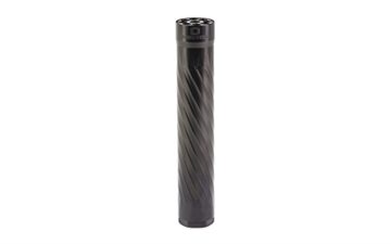 Picture of ANECHOIC 22, Suppressor, 22LR/22 WMR, Titanium and Aluminum Construction, Cerakote Finish, Black, Includes Titan 1/2X28 Direct Thread Mount X-22-B