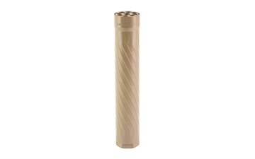 Picture of ANECHOIC 22, Suppressor, 22LR/22 WMR, Titanium and Aluminum Construction, Cerakote Finish, Flat Dark Earth, Includes Titan 1/2X28 Direct Thread Mount X-22-FDE