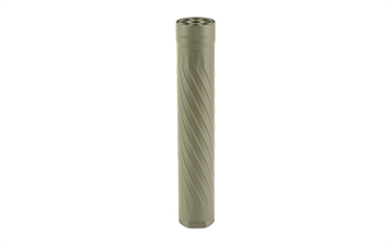 Picture of ANECHOIC 22, Suppressor, 22LR/22 WMR, Titanium and Aluminum Construction, Cerakote Finish, Olive Drab Green, Includes Titan 1/2X28 Direct Thread Mount X-22-OD