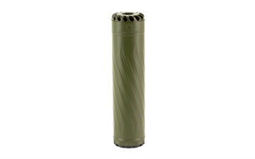 Picture of ANECHOIC 45, Suppressor, 458 Winchester Magnum/45 Cal, Titanium Construction, Cerakote Finish, Olive Drab Green, Includes 5/8X24 Direct Thread Mount X-45-OD