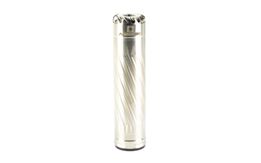 Picture of ANECHOIC 45, Suppressor, 458 Winchester Magnum/45 Cal, Titanium Construction, Raw Titanium Finish, Silver, Includes 5/8X24 Direct Thread Mount X-45-RT