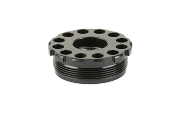 Picture of ANECHOIC DTA Mount, 5/8X24 Thread Pitch, For AnechoX Suppressors, Titanium Construction, Matte Finish, Black DTA-5824 DTA5824