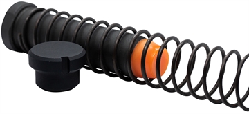 Picture of Angstadt Arms 9mm Buffer Kit, 5.4oz 9mm AR-15 Carbine Buffer Assembly, Carbine Buffer Spring, 9mm Buffer Spacer, Compatible with Both Glock and Colt Style Magazines, Anodized Black Finish AA09BUFKIT