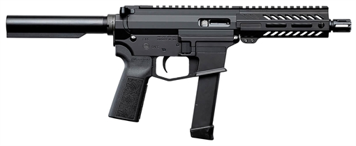 Picture of Angstadt Arms UDP-9 9mm Luger 15+1 6" Black Melonite Threaded Barrel, 5.50" Free Float M-LOK Handguards, Black Cerakote Aluminum Picatinny Rail Receiver, Black B5 Grips AAUDP09P06
