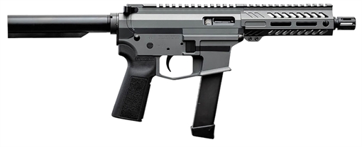 Picture of Angstadt Arms UDP-9 9mm Luger 15+1 6" Black Melonite Threaded Barrel, 5.50" Free Float M-LOK Handguards, Tactical Gray Cerakote Aluminum Picatinny Rail Receiver, Black B5 Grips AAUDP09PG6