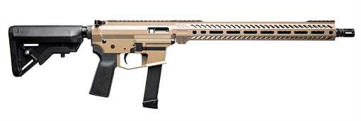 Picture of Angstadt Arms UDP-9 9mm Luger 15+1 16" Black Melonite Threaded Barrel, Flat Dark Earth Cerakote Picatinny Rail Aluminum Receiver, 15" M-LOK Handguard, Black Synthetic B5 Bravo Stock AAUDP09RFR