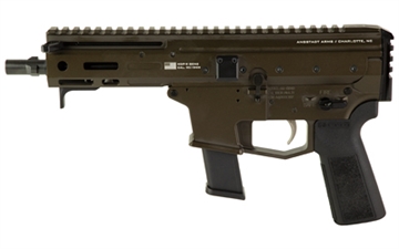 Picture of Angstadt Arms MDP-9, Generation 2, Semi-automatic Pistol, 9MM, 6" Barrel, Cerakote Finish, Bronze, 3 Lug Muzzle Device, Manual Safety, 27 Rounds, 2 Magpul Glock PMAG Magazines AAMDP29PB6