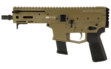 Picture of Angstadt Arms MDP-9, Generation 2, Semi-automatic Pistol, 9MM, 6" Barrel, Cerakote Finish, Flat Dark Earth, 3 Lug Muzzle Device, Manual Safety, 27 Rounds, 2 Magpul Glock PMAG Magazines AAMDP29PF6