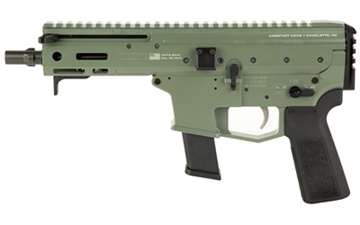 Picture of Angstadt Arms MDP-9, Generation 2, Semi-automatic Pistol, 9MM, 6" Barrel, Cerakote Finish, Jungle Green, 3 Lug Muzzle Device, Manual Safety, 27 Rounds, 2 Magpul Glock PMAG Magazines AAMDP29PJ6