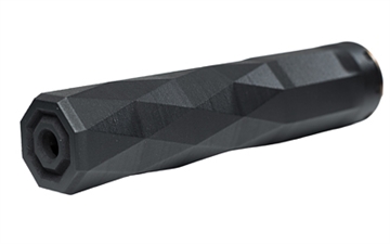Picture of Angstadt Arms Reticent 360S Suppressor Up to 9mm Luger/.360 cal 6.8" 1/2x28 Thread HUB Compatible Black AARET360TB