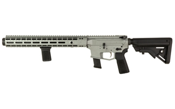 Picture of Angstadt Arms Vanquish-9, Semi-automatic, Integrally Suppressed Rifle, 9MM, 16" Precision Ported Barrel, Cerakote Finish, Titanium, B5 Systems Bravo Stock, B5 Grip, BCM Mod3 Vertical Grip, 15" Aero Precision Enhanced Gen2 M-LOK Handguard, Manual Safety, 17 Rounds, 2 Magazines AAVAN09RUR