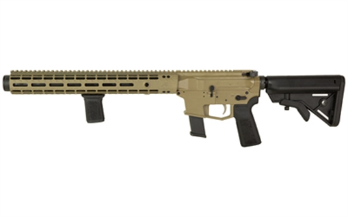 Picture of Angstadt Arms Vanquish-9, Semi-automatic, Integrally Suppressed Rifle, 9MM, 16" Precision Ported Barrel, Cerakote Finish, Flat Dark Earth, B5 Systems Bravo Stock, B5 Grip, BCM Mod3 Vertical Grip, 15" Aero Precision Enhanced Gen2 M-LOK Handguard, Manual Safety, 17 Rounds, 2 Magazines AAVAN09RFR