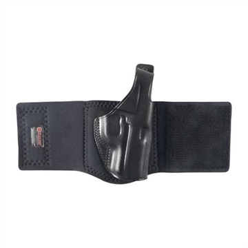 Picture of Galco International ANKLE GLOVE GLOCK 26 W/CTC LASER-BLACK-RIGHT HAND AG494B
