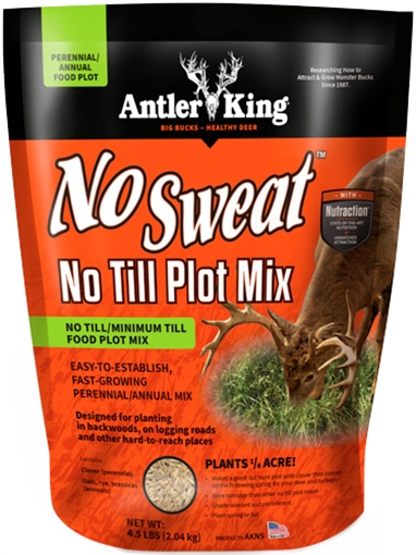 Picture of ANTLER KING KING NO-SWEAT NO-TILL 1/4 ACRE 4.5LB SPRING/FALL 45NS