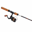 Picture of ANYTHING POSSIBLE LLC 5' HIGH VIS ORANGE MICRO SPINNING COMBO 2PC PRO5SpinOG