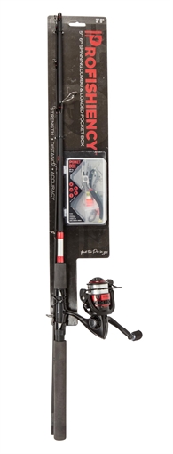 Picture of ANYTHING POSSIBLE LLC 5'6" 2PC SPINNING COMBO W/ POCKET BOX PROCARDEDSPIN56