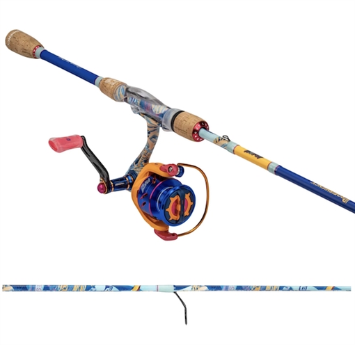 Picture of ANYTHING POSSIBLE LLC 5'6" KRAZY RIZZ NEXT GEN SPINNING COMBO KRZYRIZNG56SPIN