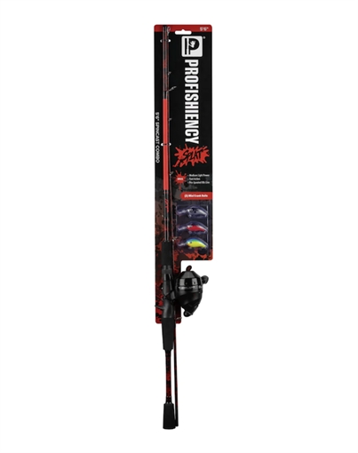 Picture of ANYTHING POSSIBLE LLC 5'6" SPLAT SPINCAST CARDED COMBO SPLATSC56MLFCC