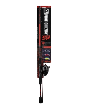 Picture of ANYTHING POSSIBLE LLC 5'6" SPLAT SPINCAST CARDED COMBO SPLATSC56MLFCC