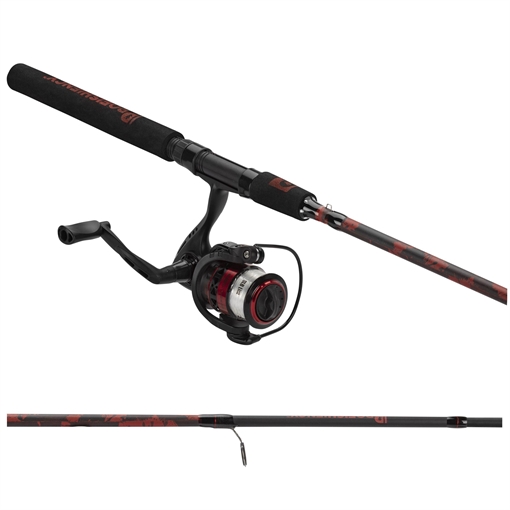 Picture of ANYTHING POSSIBLE LLC 6' RED/BLACK SPIN COMBO W/ TACKLE BOX 2PC PRO6SPINBOX