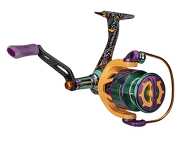 Picture of ANYTHING POSSIBLE LLC A13 2000 SERIES KRAZY 6.2 10BB SPIN REEL BLK/GRAFFITI A13-2KKRZY3